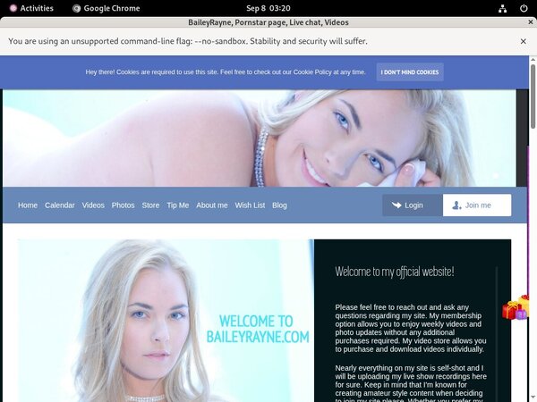 Baileyrayne.com By SMS