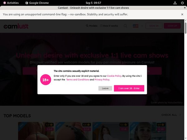 Camlust With Gift Card