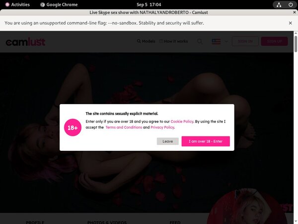 Camlust.com Members Area