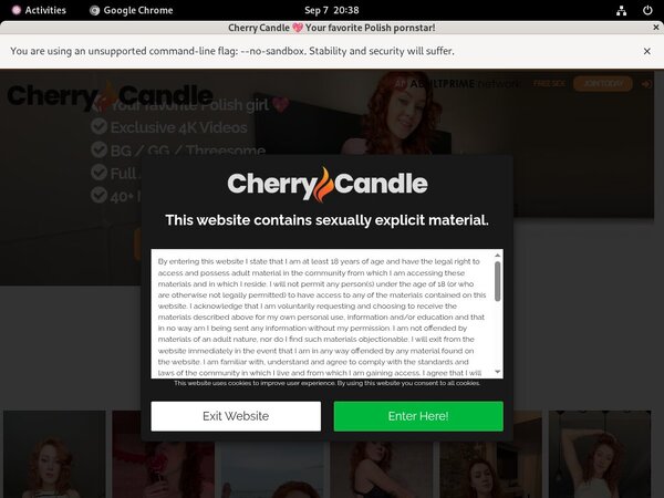 Cherrycandle Paypal Offer