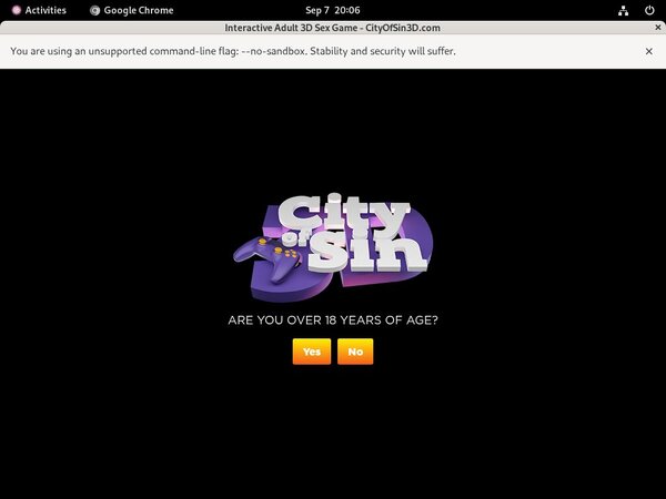 City Of Sin 3D Hacked Accounts