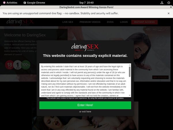 Daring Sex Premium Discount