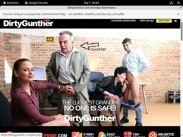 Dirty Gunther Free Accounts And Passwords