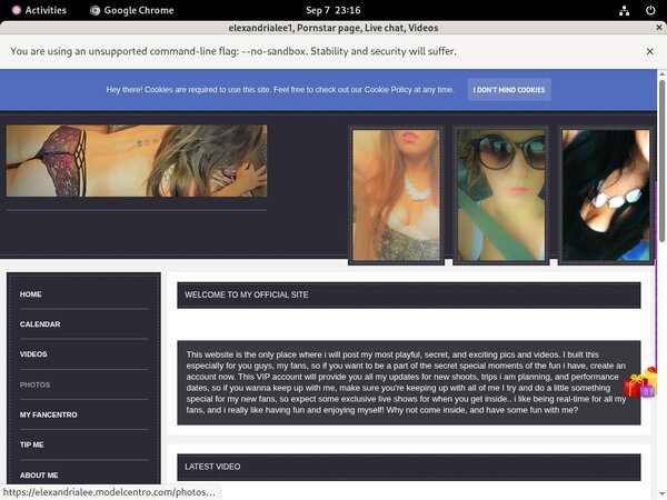 Elexandrialee.modelcentro.com Sex Pics