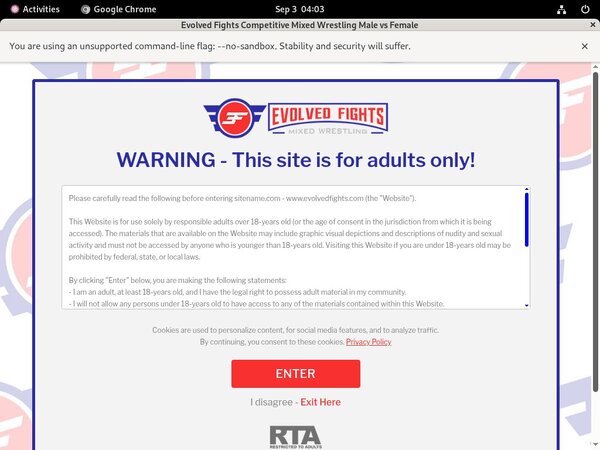 Evolvedfights.com Purchase