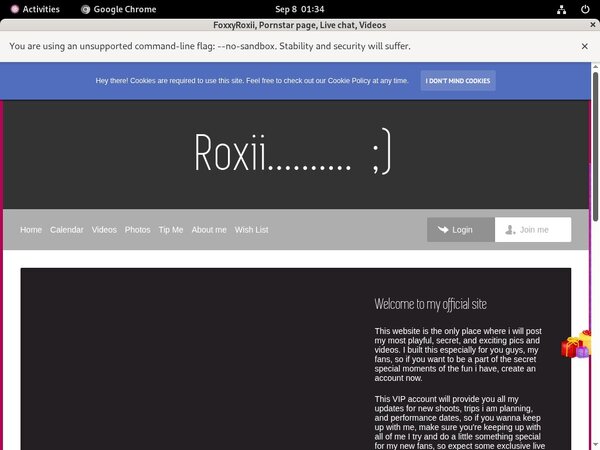 FoxxyRoxii Wire Payment