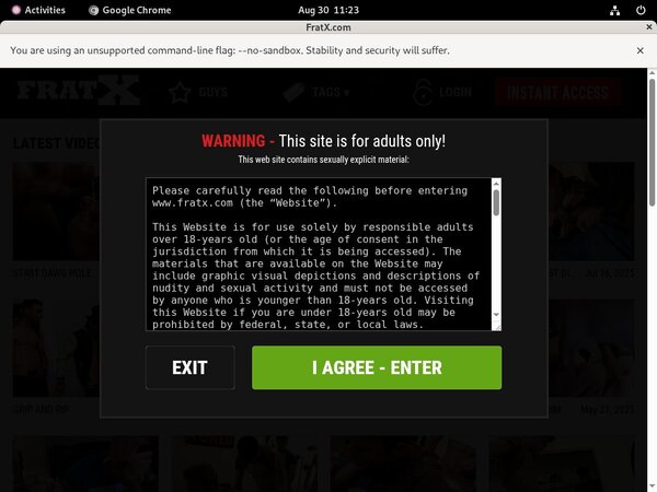 Fraternityx.com For Free