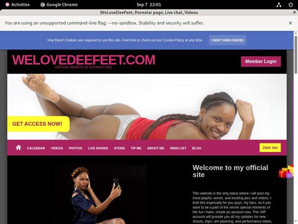 Free Com Welovedeefeet