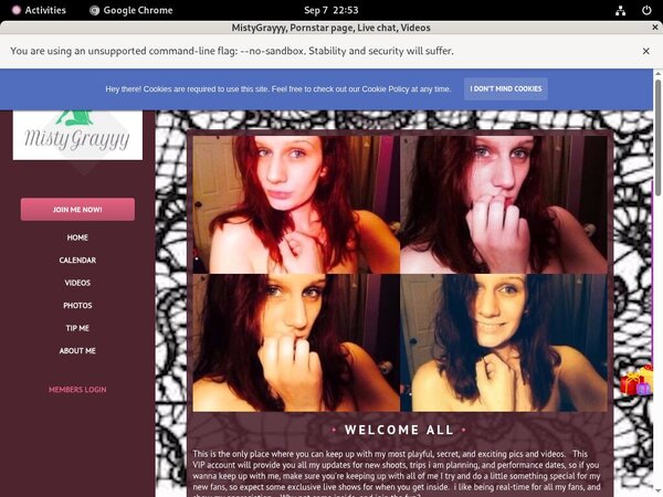 Free Login Mistygrayyy.modelcentro.com