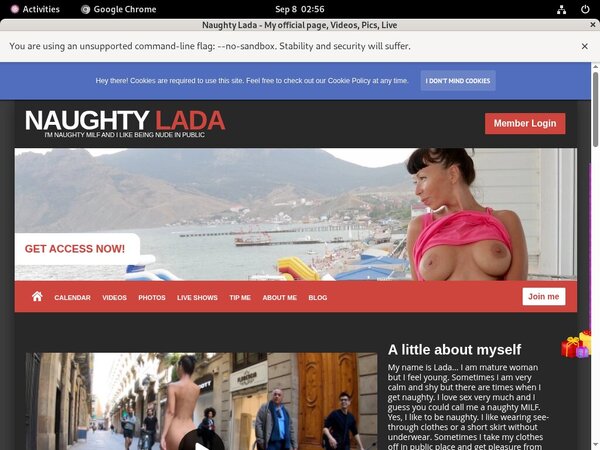 Login Ladanaughty Free