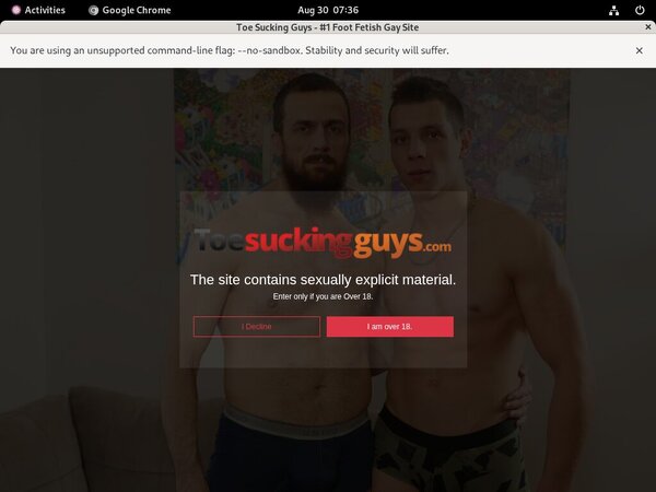 Login Toesuckingguys Free Trial