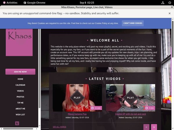 Miss Khaos Benutzername