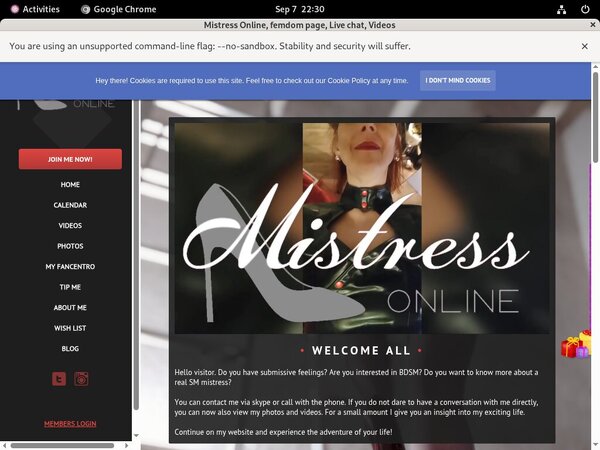 MistressOnline Webcams