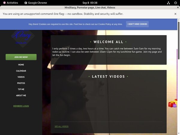 MrsXtacy Account Info