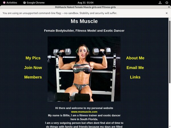 Msmuscle.com Accounts And Passwords