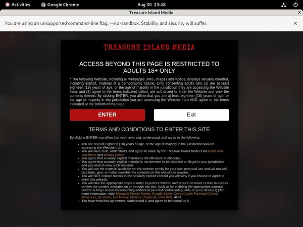 Paul Morris : Treasure Island Media Signup Form