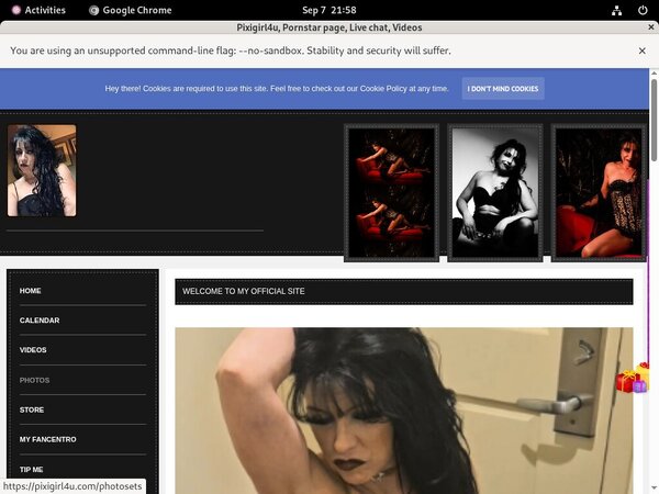 Pixigirl4u.com Sign Up Form