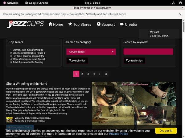 Scat-princess With Zombaio