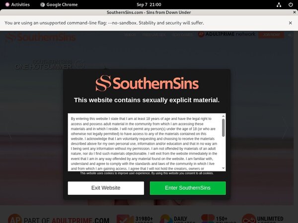 Sins Southern Free Trial