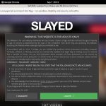 Slayed Order Page