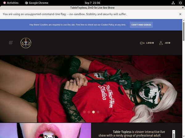 TableTopless Free Passwords