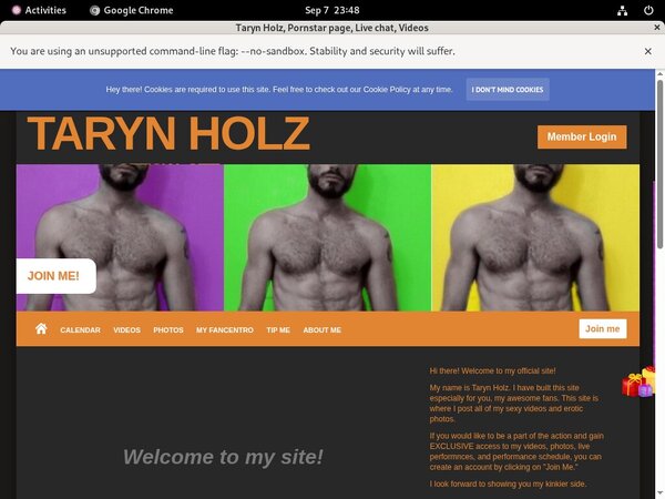 Taryn Holz Login Details
