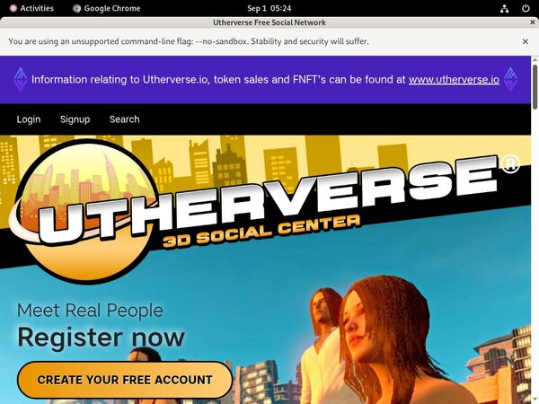 Utherverse.com Payment Form