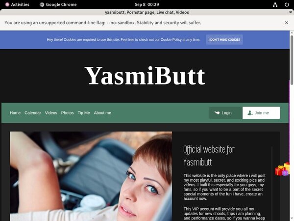 Yasmibutt Vxsbill Page