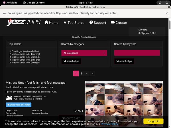 Yezzclips.com Site Rip Link