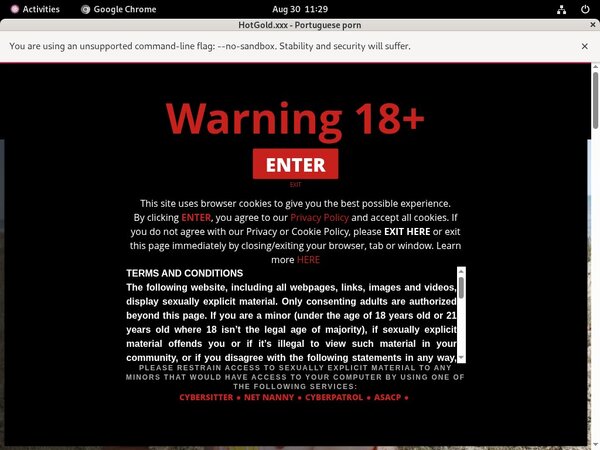 New Hotgoldxxx Promo Code