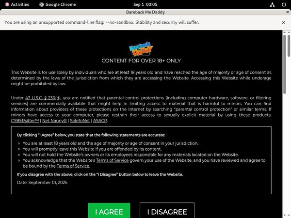 Barebackmedaddy New Password