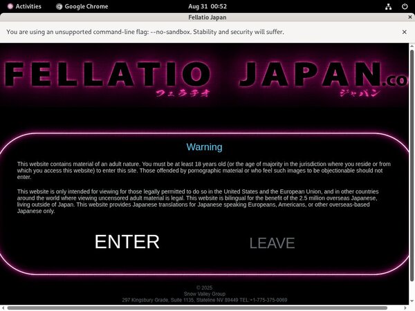 Fellatiojapan Pricing