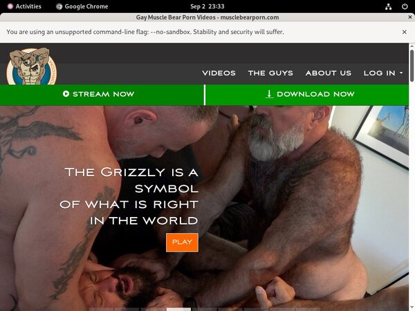 Musclebearporn.com Login Details