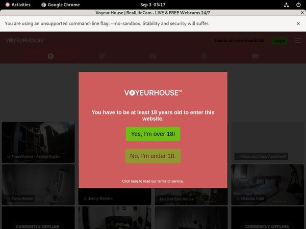 Voyeur House With Master Card Voyeur House With Master Card