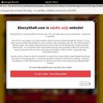 Ebony Shaft Discount Membership Link