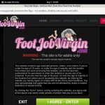 Foot Job Virgin Previews